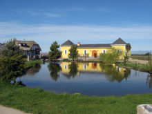 Image of Beautiful Winery, Vineyard, and Home in the Yakima Valley